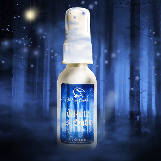 WHITE AS SNOW Dry Oil Spray - Fortune Cookie Soap