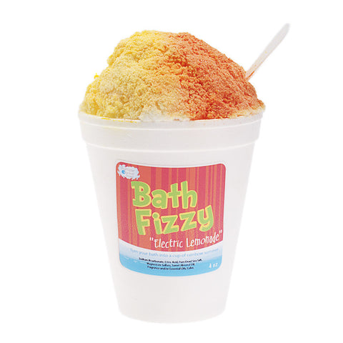 Electric Lemonade Shaved Ice Bath Bomb (8 oz) - Fortune Cookie Soap