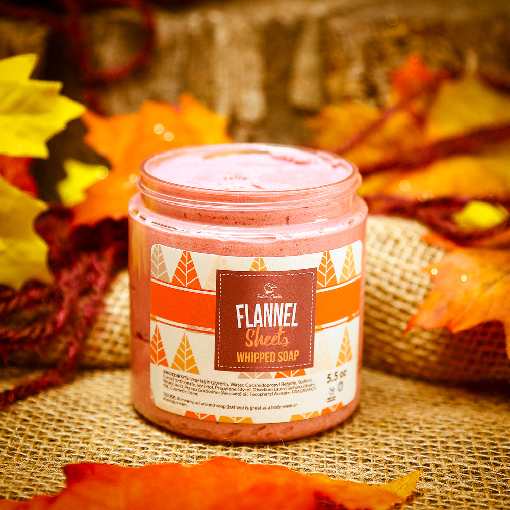 FLANNEL SHEETS Whipped Soap