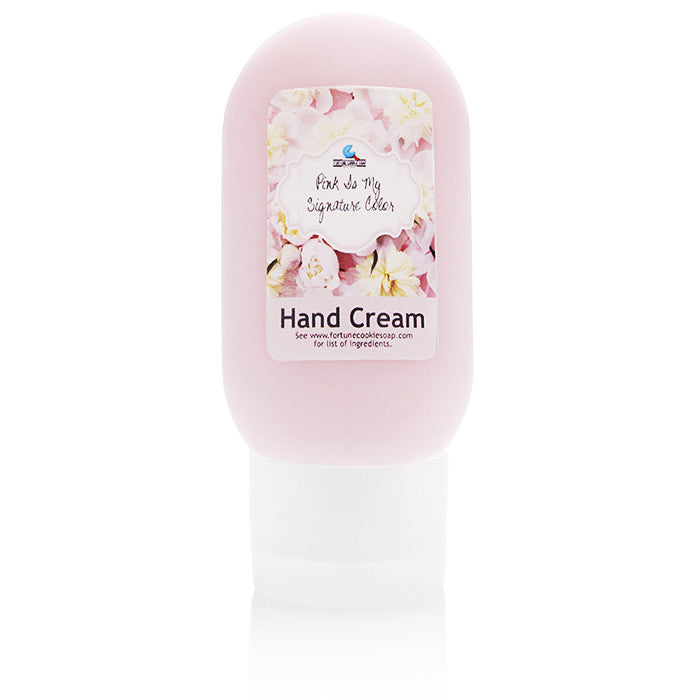 Pink Is My Signature Color Hand Cream - Fortune Cookie Soap