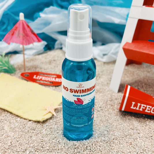 NO SWIMMING Hand Sanitizer Spray