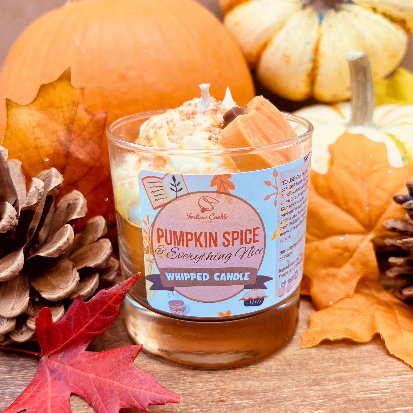 PUMPKIN SPICE (& EVERYTHING NICE) Whipped Candle