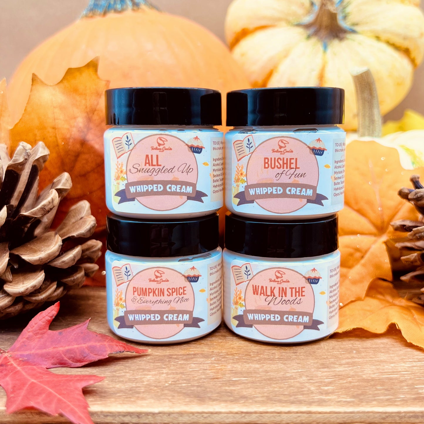 FALL FAVORITES Whipped Cream Sampler