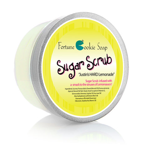 Justin's HARD Lemonade Sugar Scrub - Fortune Cookie Soap