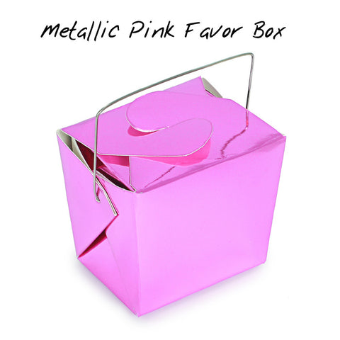 METALLIC PINK Mini Take-out Box - Fortune Cookie Soap