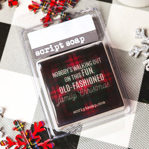 NOBODY'S WALKING OUT ON THIS FUN, OLD-FASHIONED FAMILY CHRISTMAS Script Soap