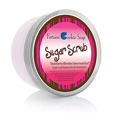 Strawberry-Blondes have more fun! Sugar Scrub - Fortune Cookie Soap