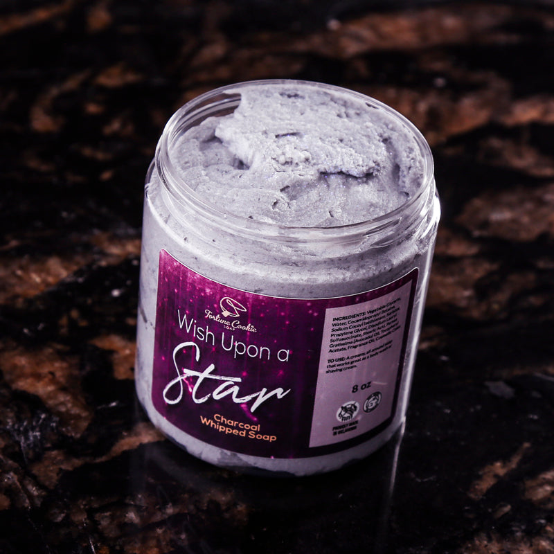 WISH UPON A STAR Charcoal Whipped Soap